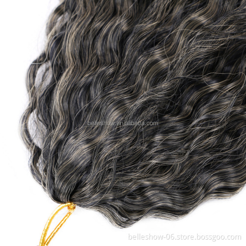 Crochet Hair Afro Kinky Curly Synthetic Ombre Crochet Braiding Hair Extensions Afro Curly hair